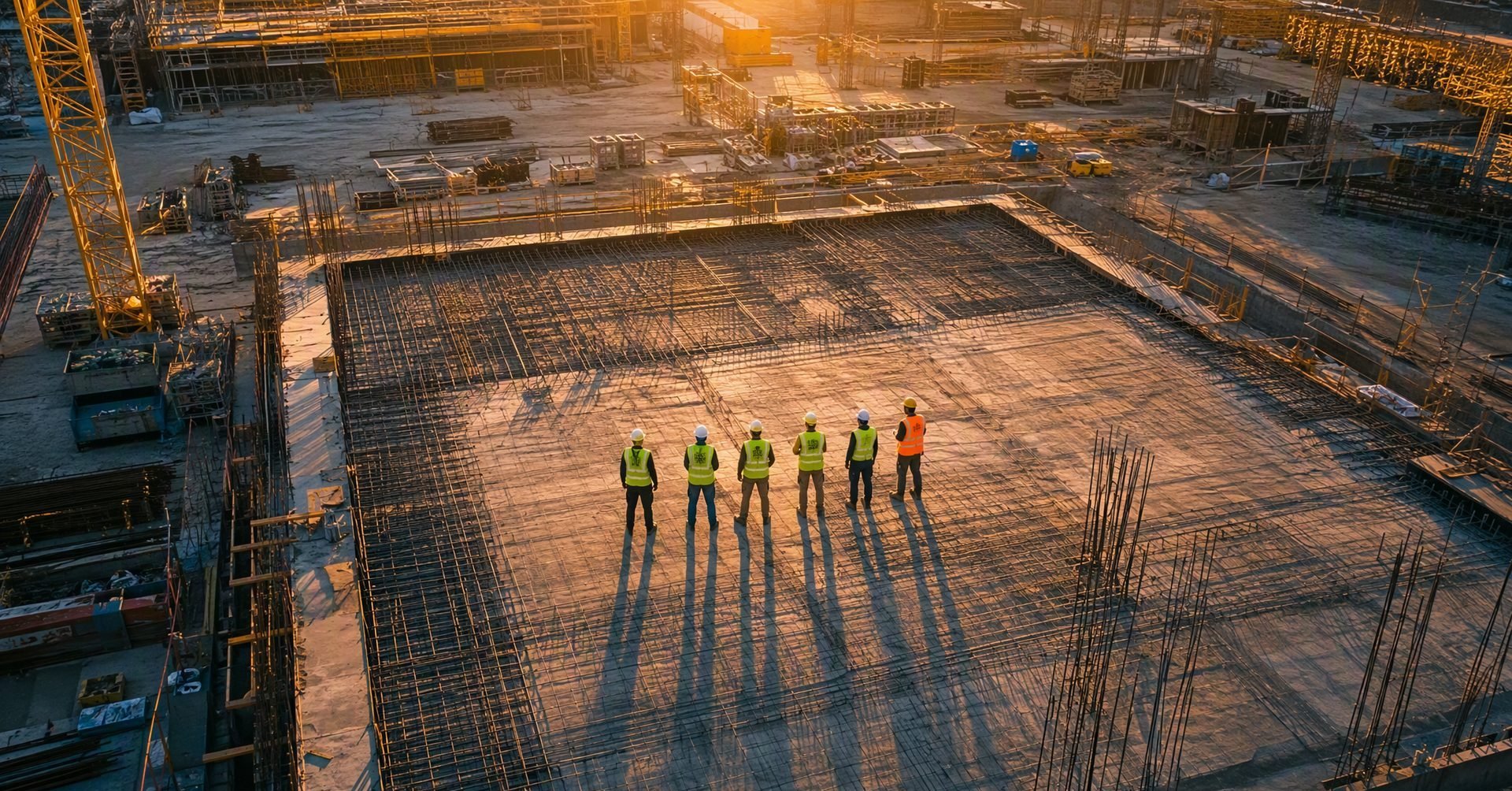 New Construction in progress — Dovinos Construction crew