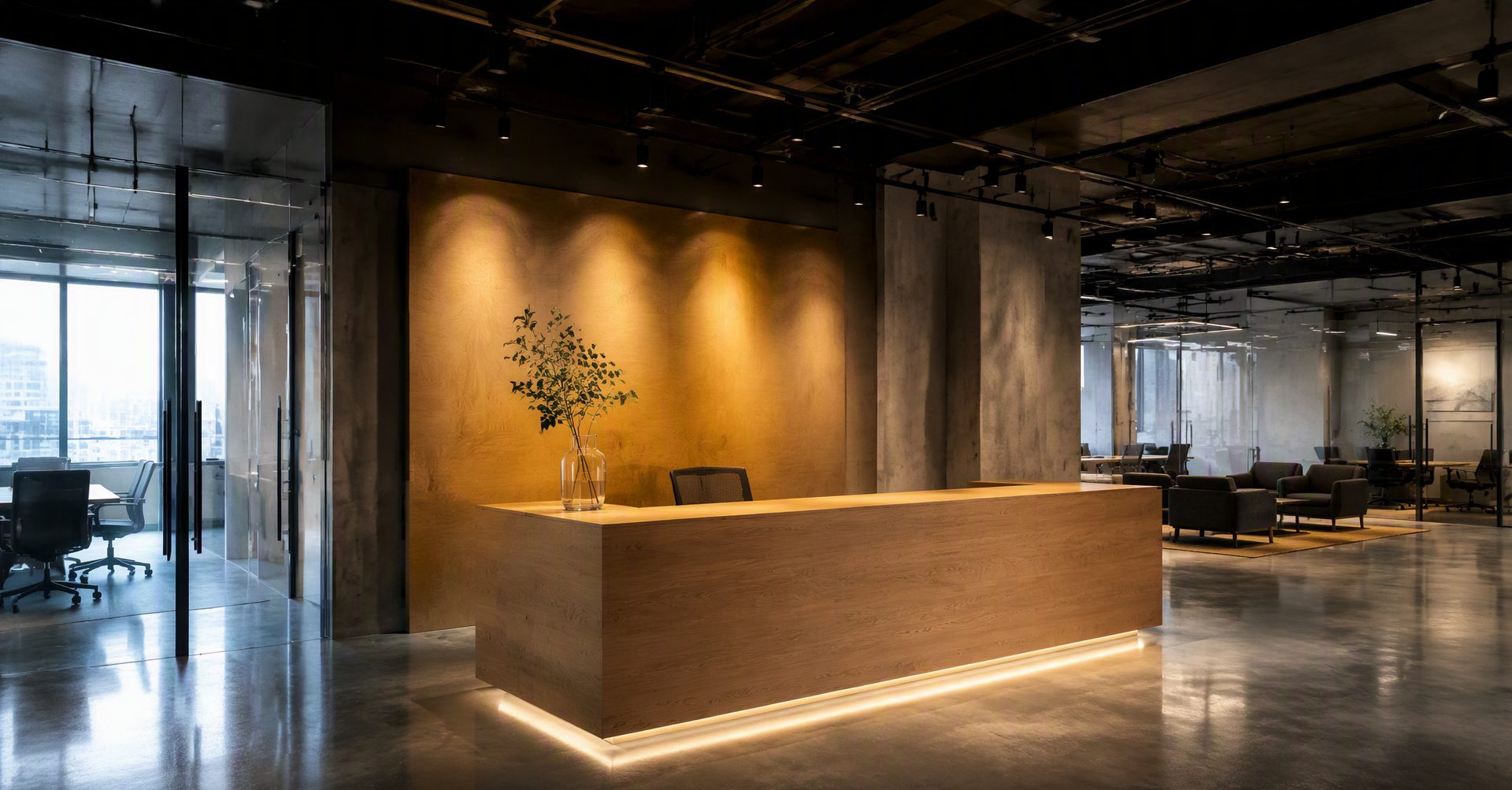 Commercial project detail by Dovinos Construction